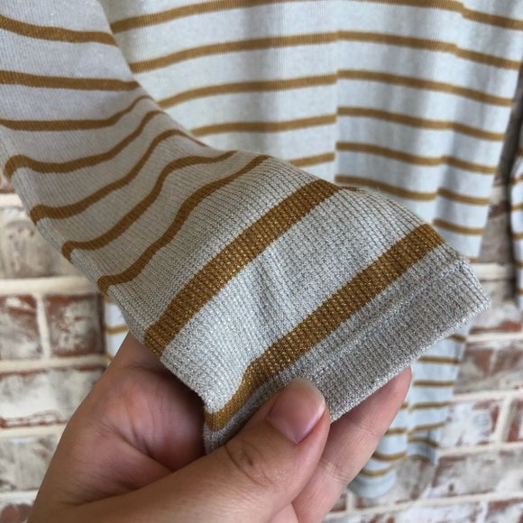 ANTHRO Vanessa Virginia Metallic Turtleneck Tunic XS - Picture 9 of 12